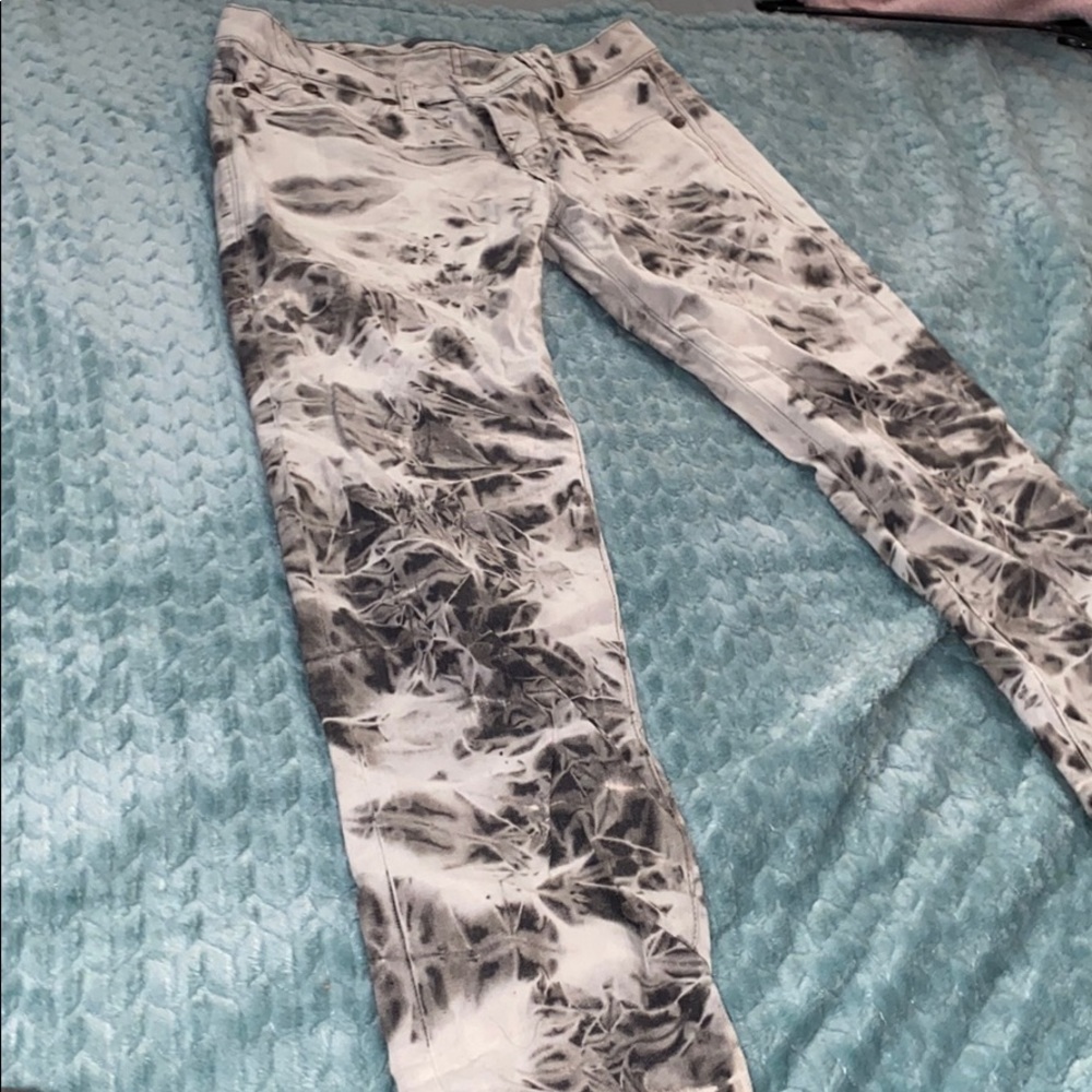 Black & white print Rock & Republic jeans